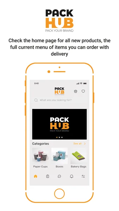 Ảnh chụp màn hình của PackHub