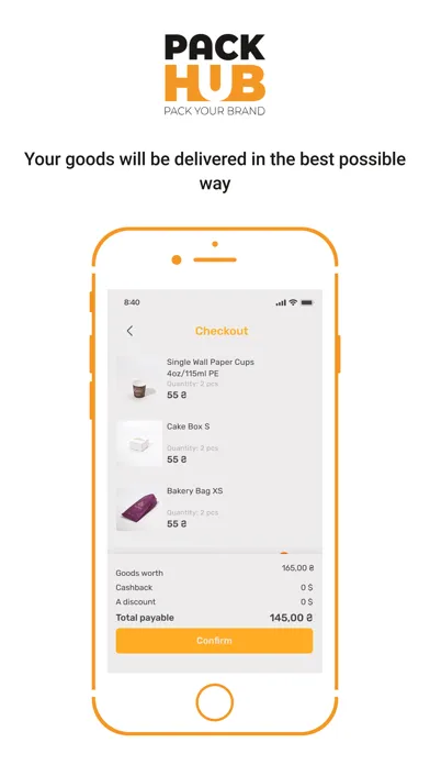 Ảnh chụp màn hình của PackHub