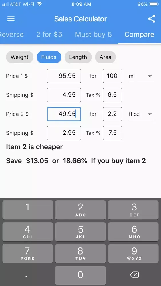 Price & Discount Calculator स्क्रीनशॉट