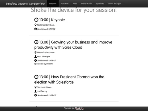 Salesforce CCT Stockholm iPad  Ekran Görüntüleri