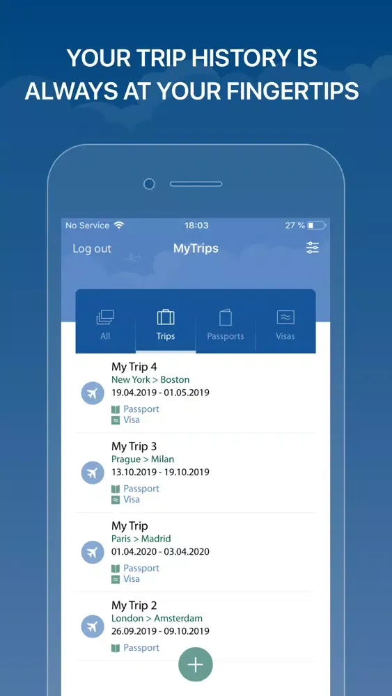 ภาพหน้าจอของ Tripsody - Your trip history