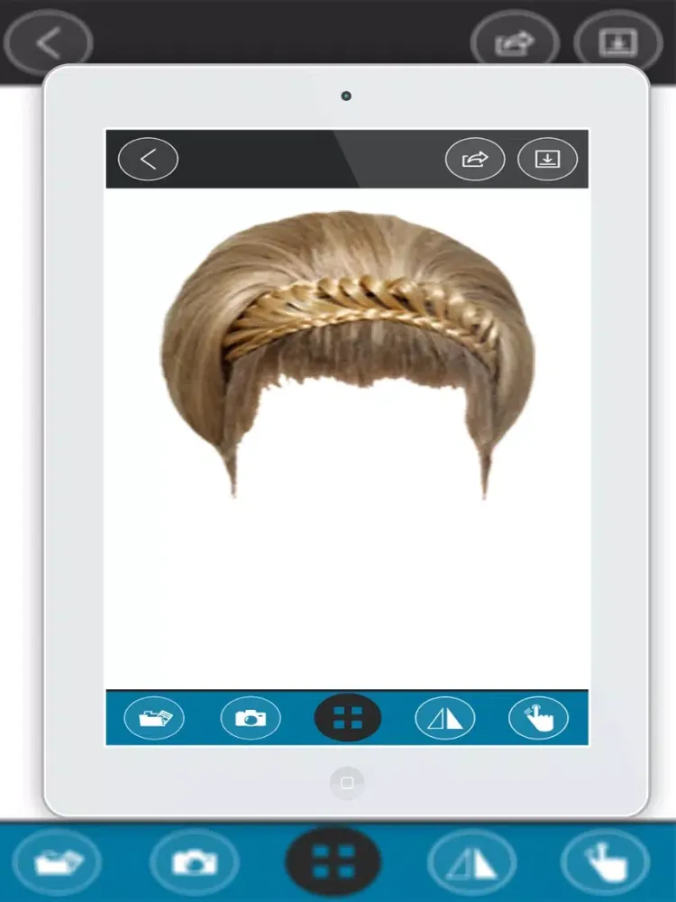 Salon Chevelure Photo Montage - Hair Style Suit for Woman iPad  سکرین شاٹس