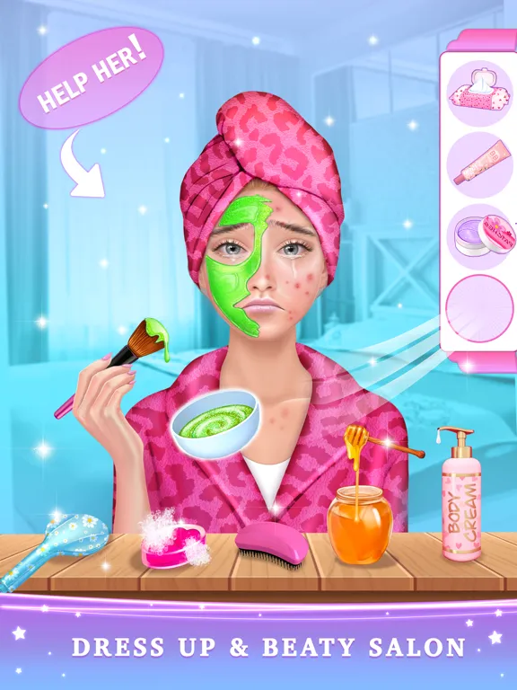 ภาพหน้าจอของ BFF Spa Makeover Dress Up Game iPad 