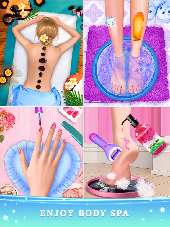 ภาพหน้าจอของ BFF Spa Makeover Dress Up Game iPad 