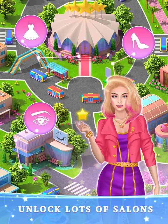 ภาพหน้าจอของ BFF Spa Makeover Dress Up Game iPad 