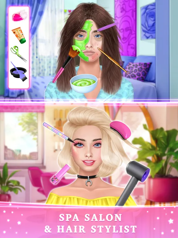 ภาพหน้าจอของ BFF Spa Makeover Dress Up Game iPad 