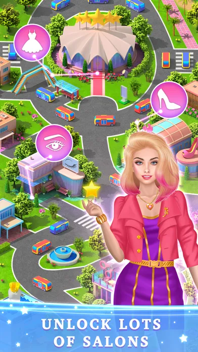 ภาพหน้าจอของ BFF Spa Makeover Dress Up Game