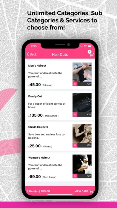 Screenshot di V1 Beauty Salon Parlour Barber