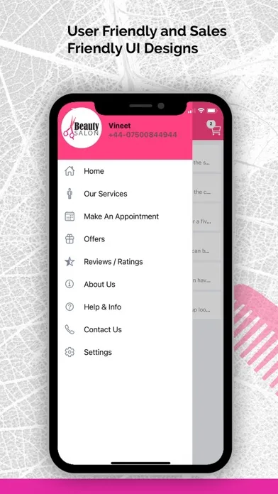 Screenshot di V1 Beauty Salon Parlour Barber
