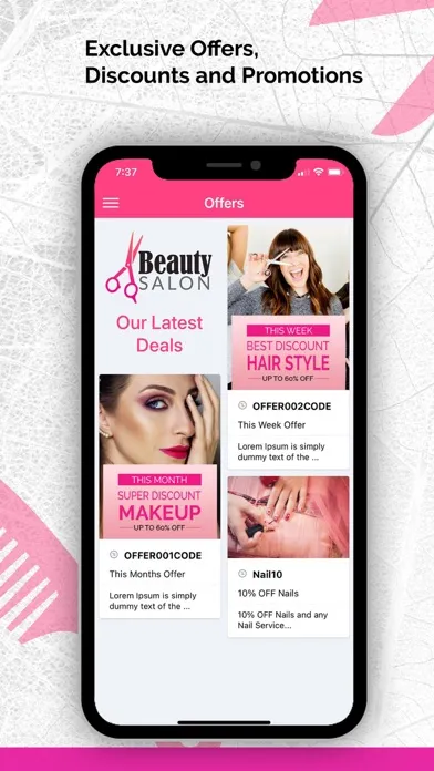 Screenshot di V1 Beauty Salon Parlour Barber