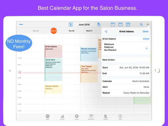Salon Manager Business & More iPad  Screenshots