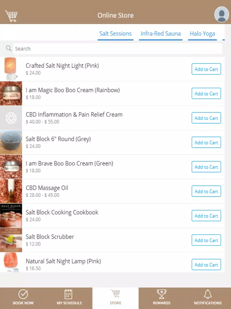 Screenshot di Salt Essentials Wellness iPad 