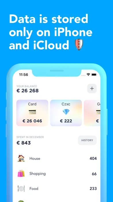 Money2 Budget & Expense track 스크린샷
