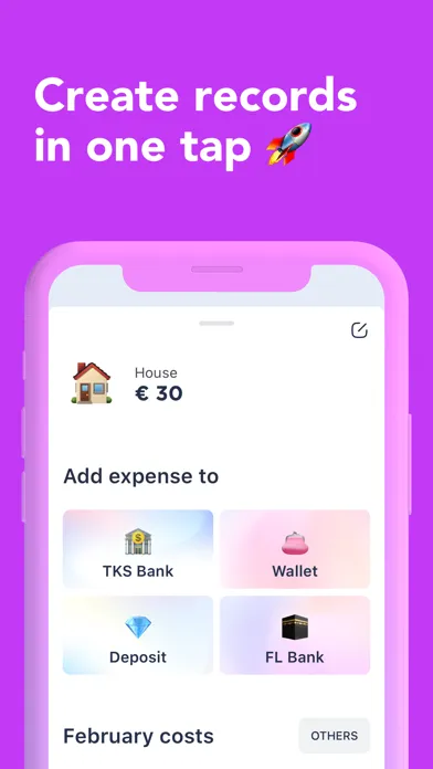 Money2 Budget & Expense track 스크린샷