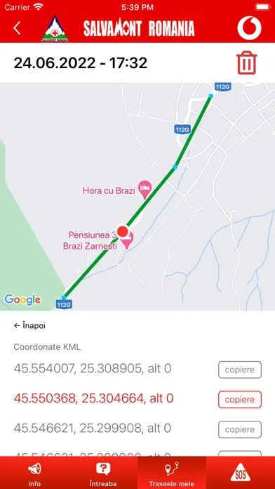 Zrzuty ekranu Salvamont