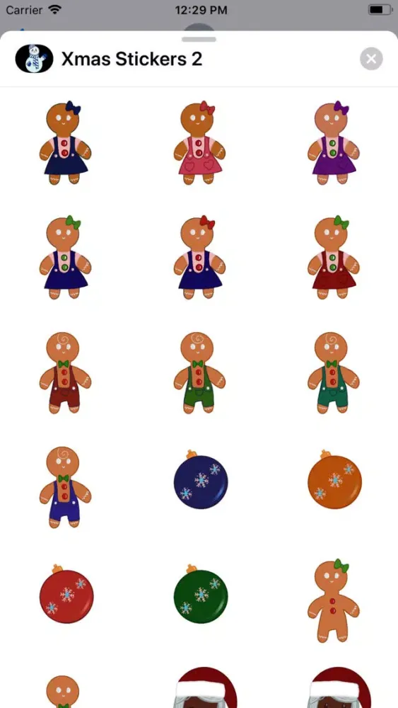 Xmas Stickers 2 سکرین شاٹس