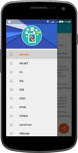 Captures d'écran de Learn .Net Framework Pro