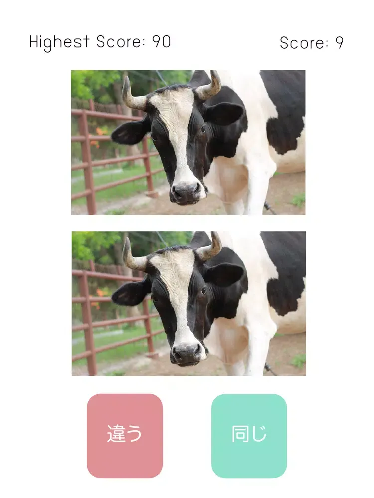 Tangkapan skrin 同じか？違うか？ iPad 