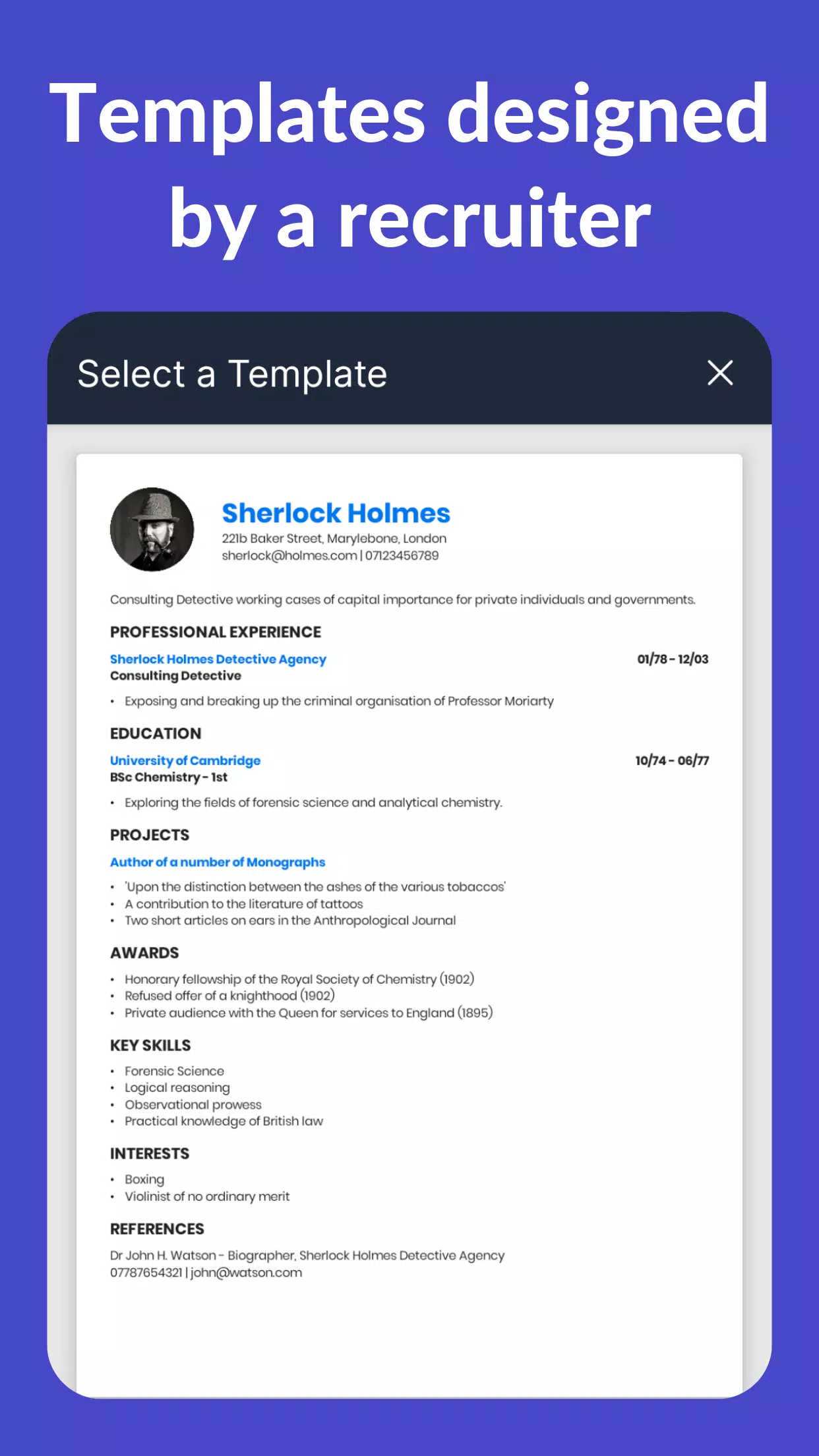 Resume Builder - CV Engineer স্ক্রিনশট