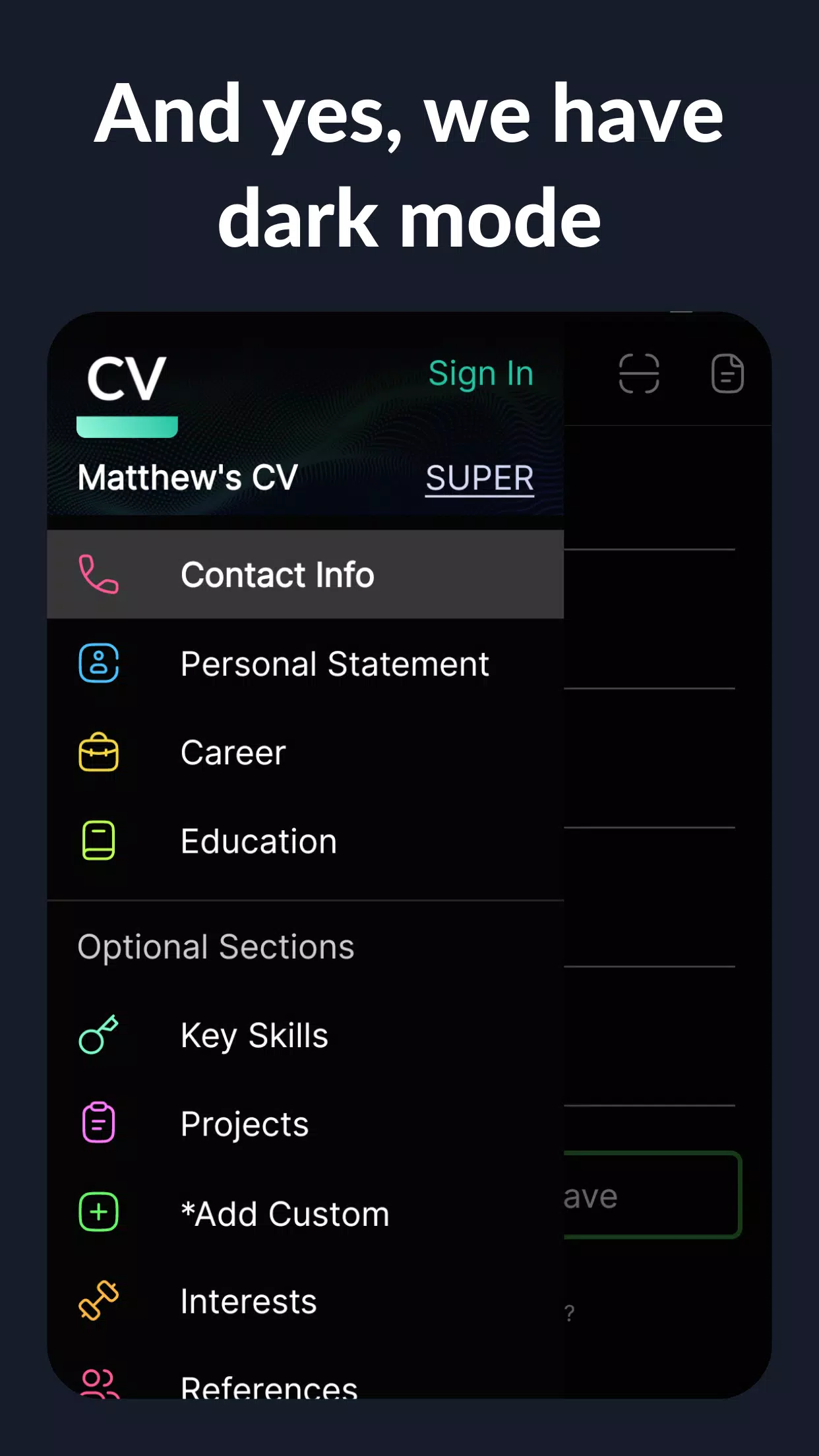 Resume Builder - CV Engineer স্ক্রিনশট