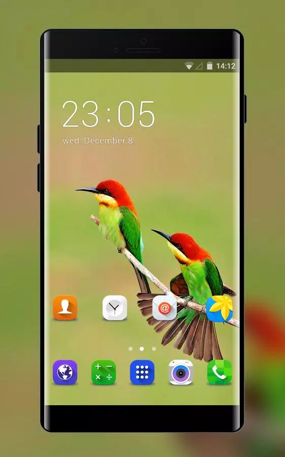 Colorful Birds Theme for Samsung Galaxy Fame Lite Screenshots