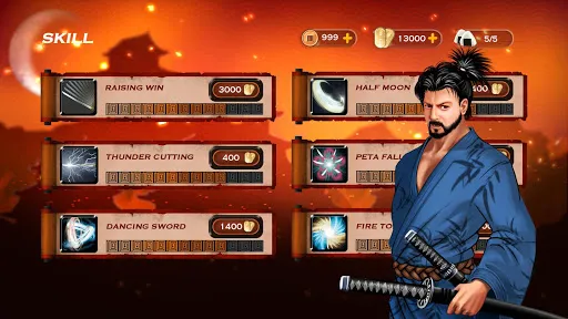 Tangkapan layar Samurai Warrior: Action Fight