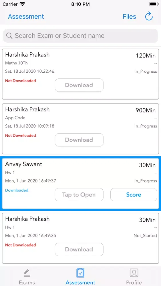 Oxloop Check Screenshots