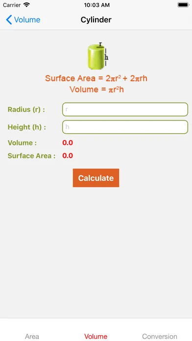 صور Area Volume and Conversion