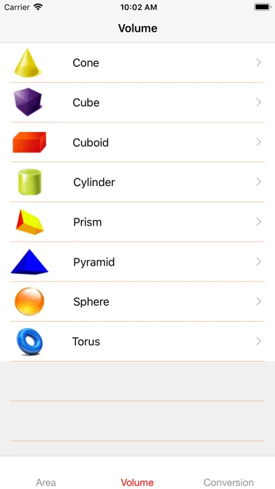 صور Area Volume and Conversion