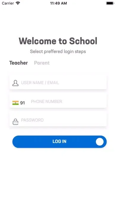 School App Mgmt Screenshots