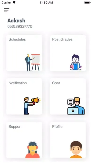 School App Mgmt Screenshots