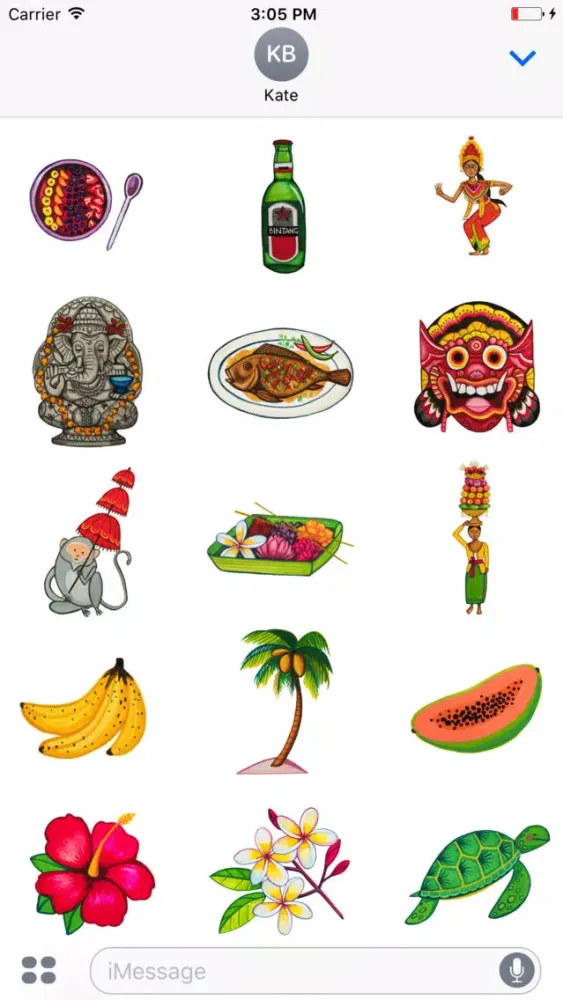 Tangkapan layar Bali by MarcyMoji