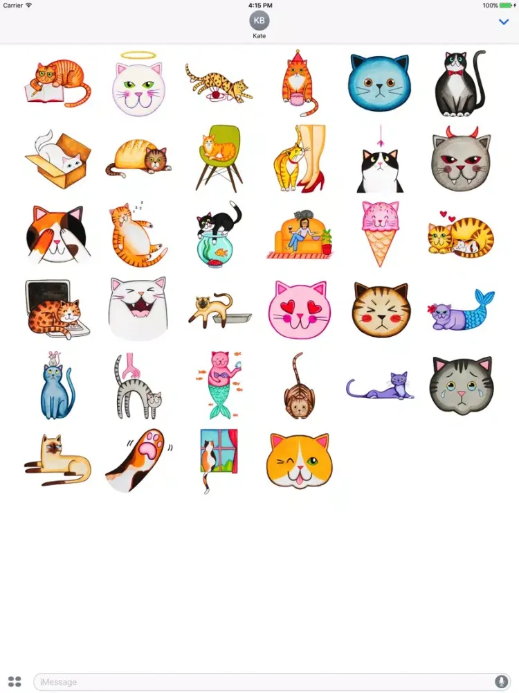 Cats by MarcyMoji iPad  スクリーンショット
