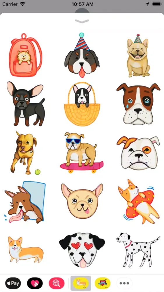 Capturas de tela do Dogs by MarcyMoji