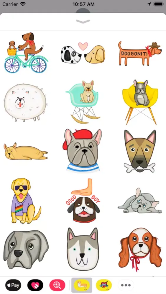 Capturas de tela do Dogs by MarcyMoji