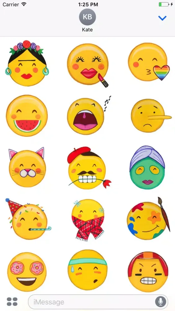 ภาพหน้าจอของ Faces by MarcyMoji