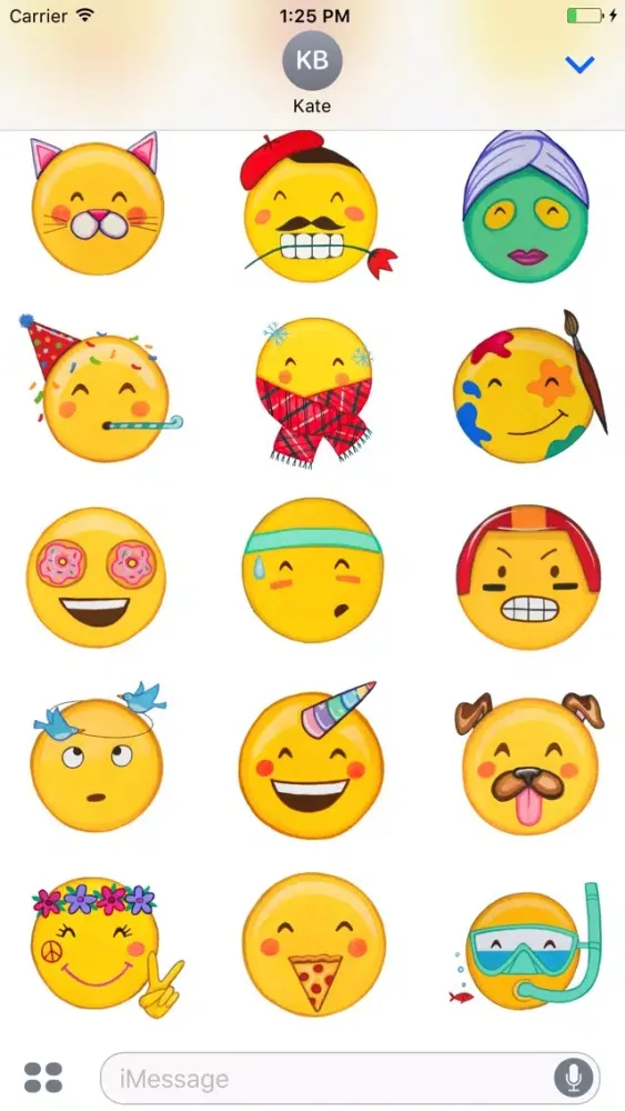 ภาพหน้าจอของ Faces by MarcyMoji