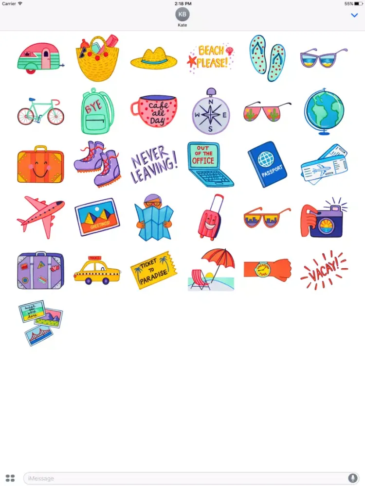 Travel by MarcyMoji iPad  স্ক্রিনশট