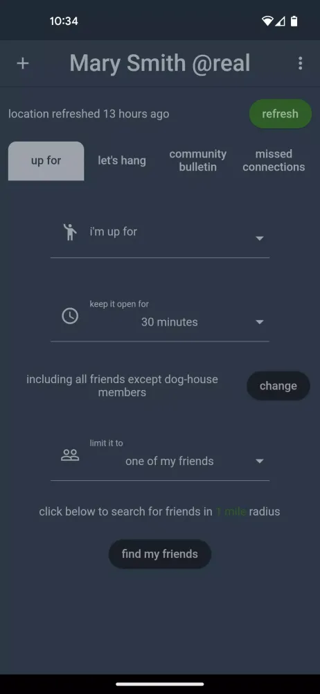 real应用截图
