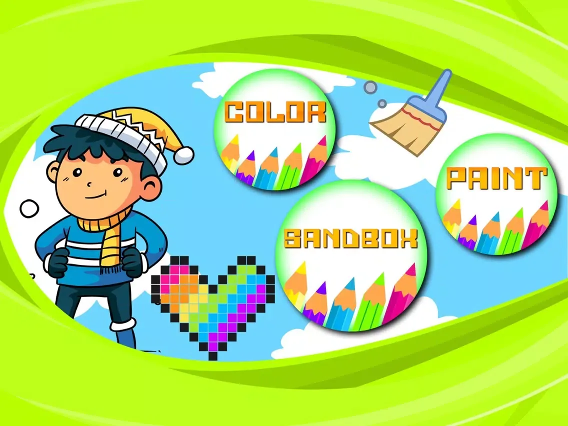 Sandbox Color By Numbers iPad  Screenshots