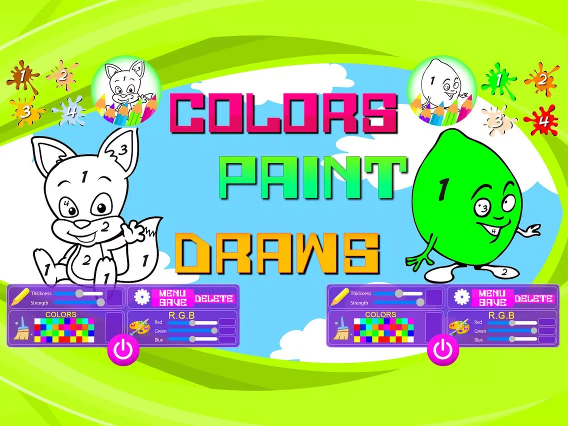Sandbox Color By Numbers iPad  Screenshots