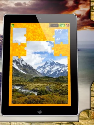 Nature Jigsaw Puzzles – Beautiful Landscape Picture Puzzle Games for Brain iPad  Screenshots