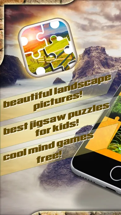 Nature Jigsaw Puzzles – Beautiful Landscape Picture Puzzle Games for Brain Screenshots