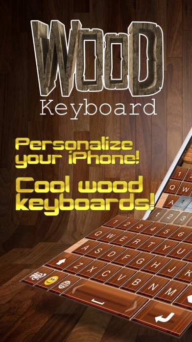 Wooden Keyboard Skins – Wood Themes for Keyboards with Cool Backgrounds and Fonts Ekran Görüntüleri