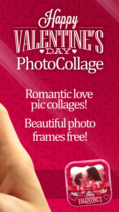 Valentine's Day Photo Collage – Love Frames 스크린샷
