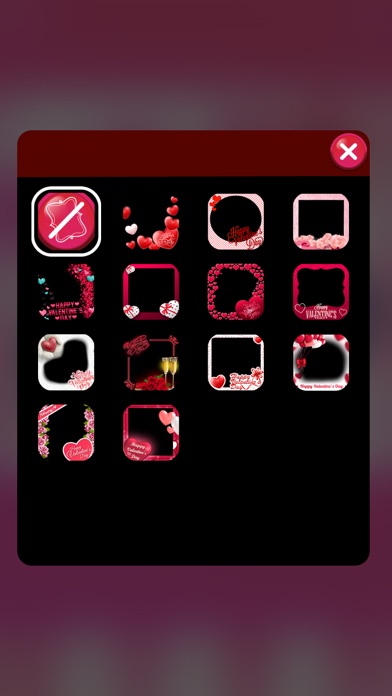 Valentine's Day Photo Collage – Love Frames 스크린샷