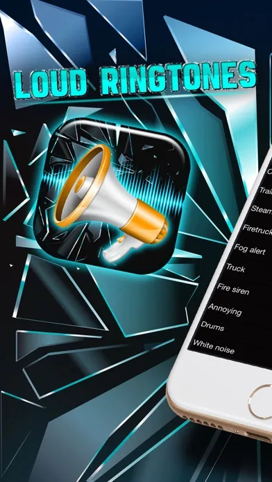 ภาพหน้าจอของ Loud Ringtones for iPhone 2016 – Free Siren Sound Effects and Most Popular Melodies