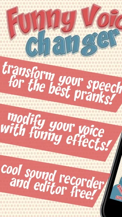 Funny Voice Changer with Sound Effects – Cool Ringtone Maker and Audio Recorder Free Screenshots