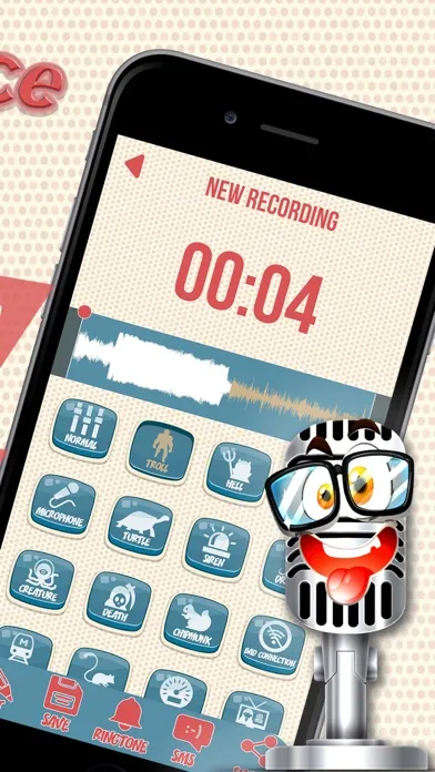 Funny Voice Changer with Sound Effects – Cool Ringtone Maker and Audio Recorder Free Screenshots