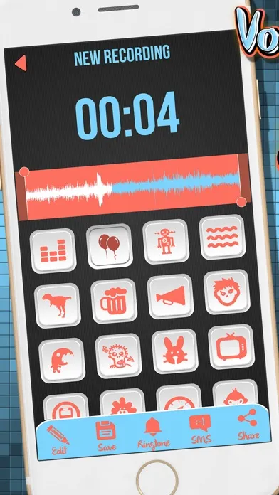 Voice Recorder and Editor – Best Voice Changer and Ringtone Maker with Cool Sound Effects Screenshots
